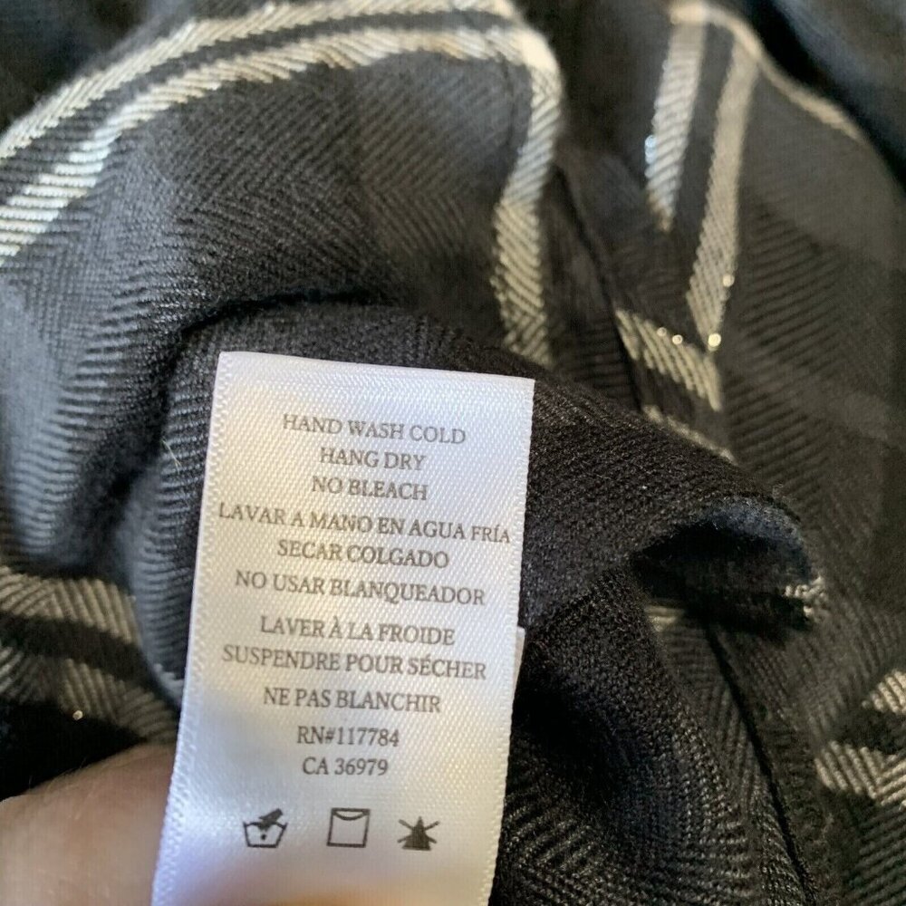 Rails Hunter Plaid Button Up Top Size Xs Onyx Sla… - image 7